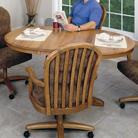 Customizable Casual Oval Table